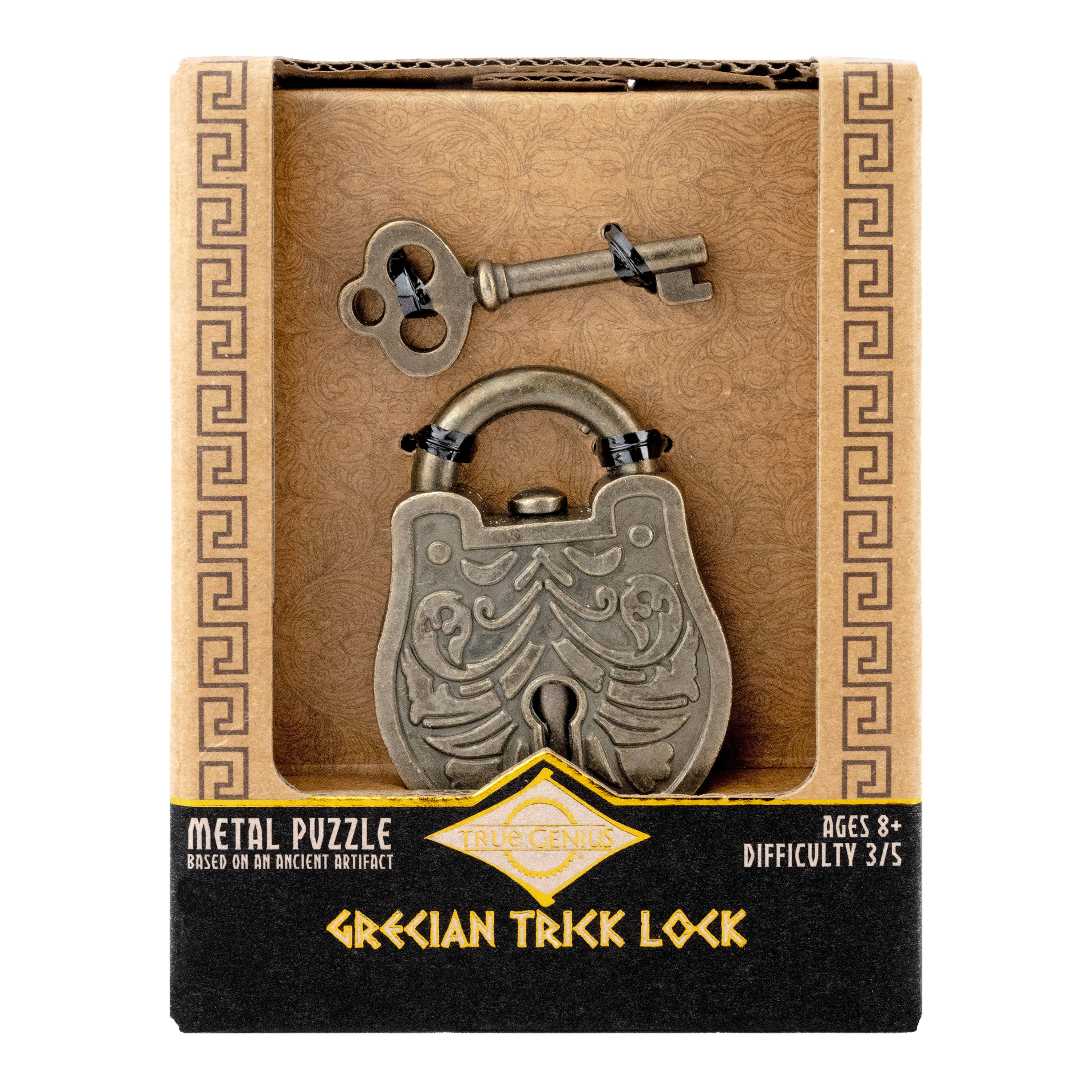 True Genius Grecian Trick Lock Puzzle