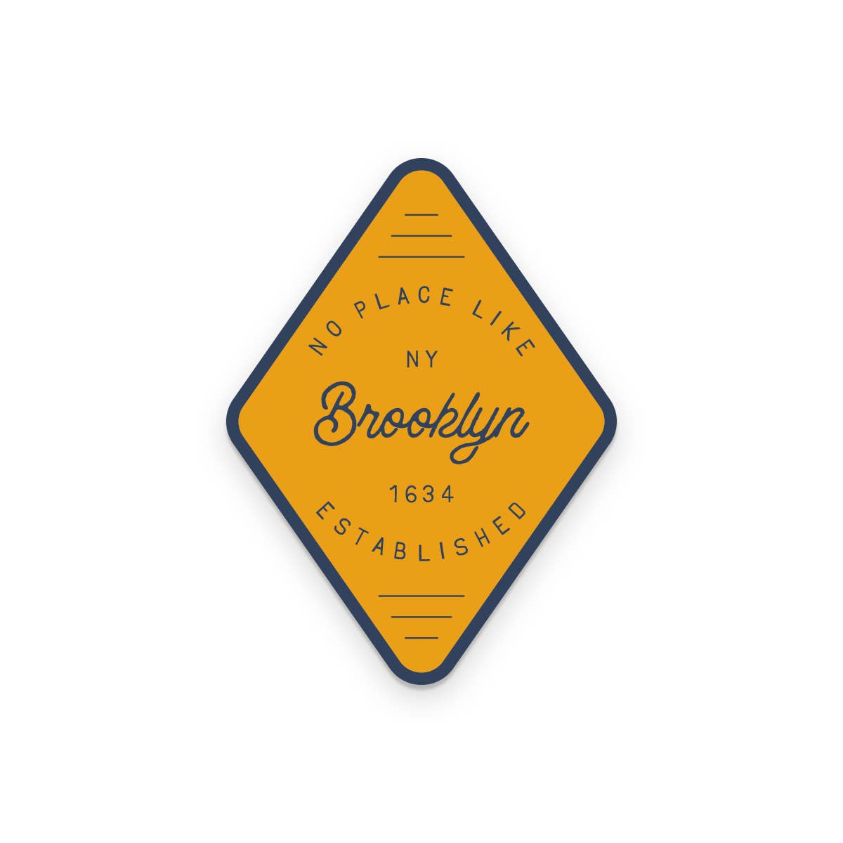 Custom City No Place Like vinyl sticker personalized example
