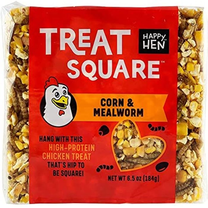 Happy Hen - Treat Square Corn & Mealworm