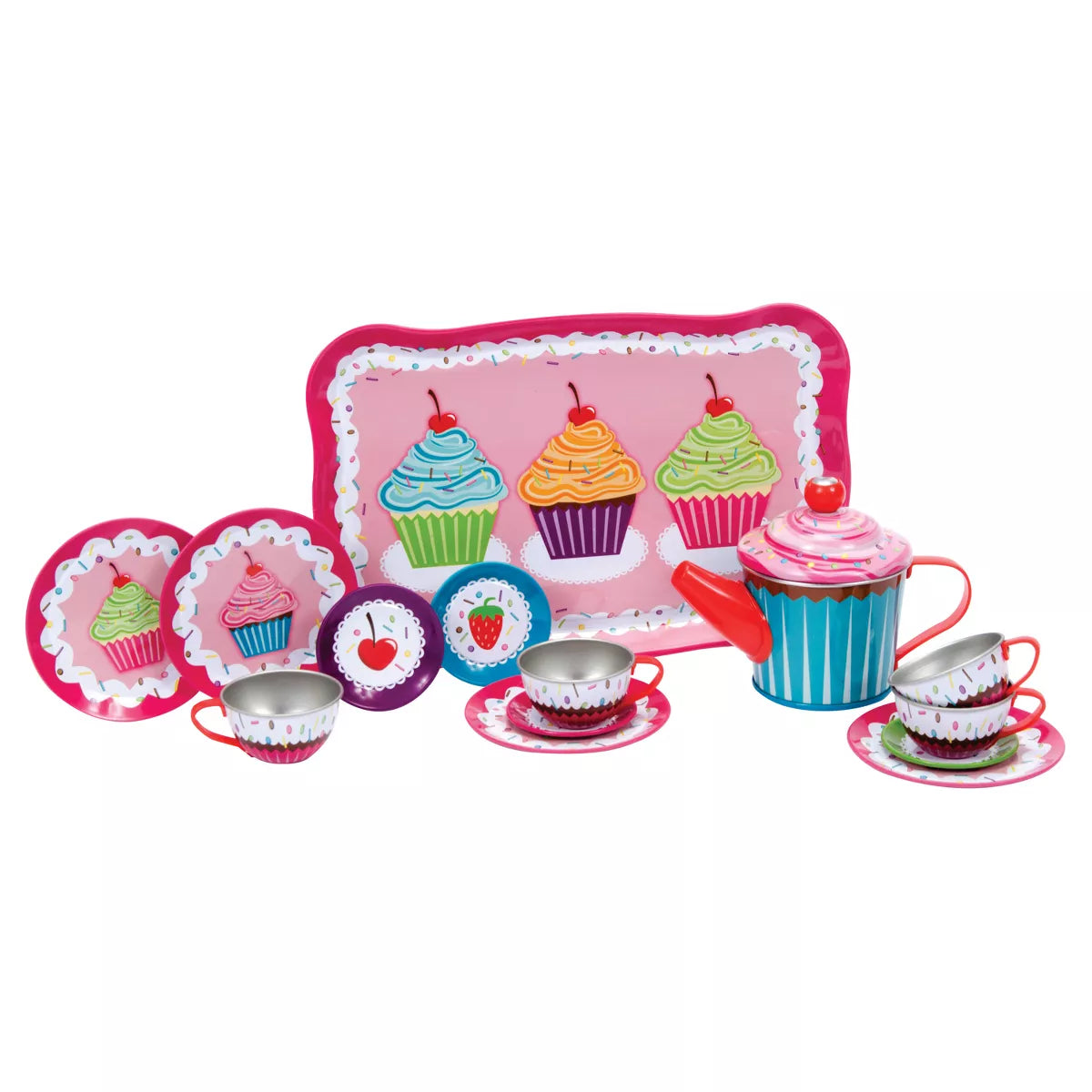 Schylling - Cupcake Tin Tea Set