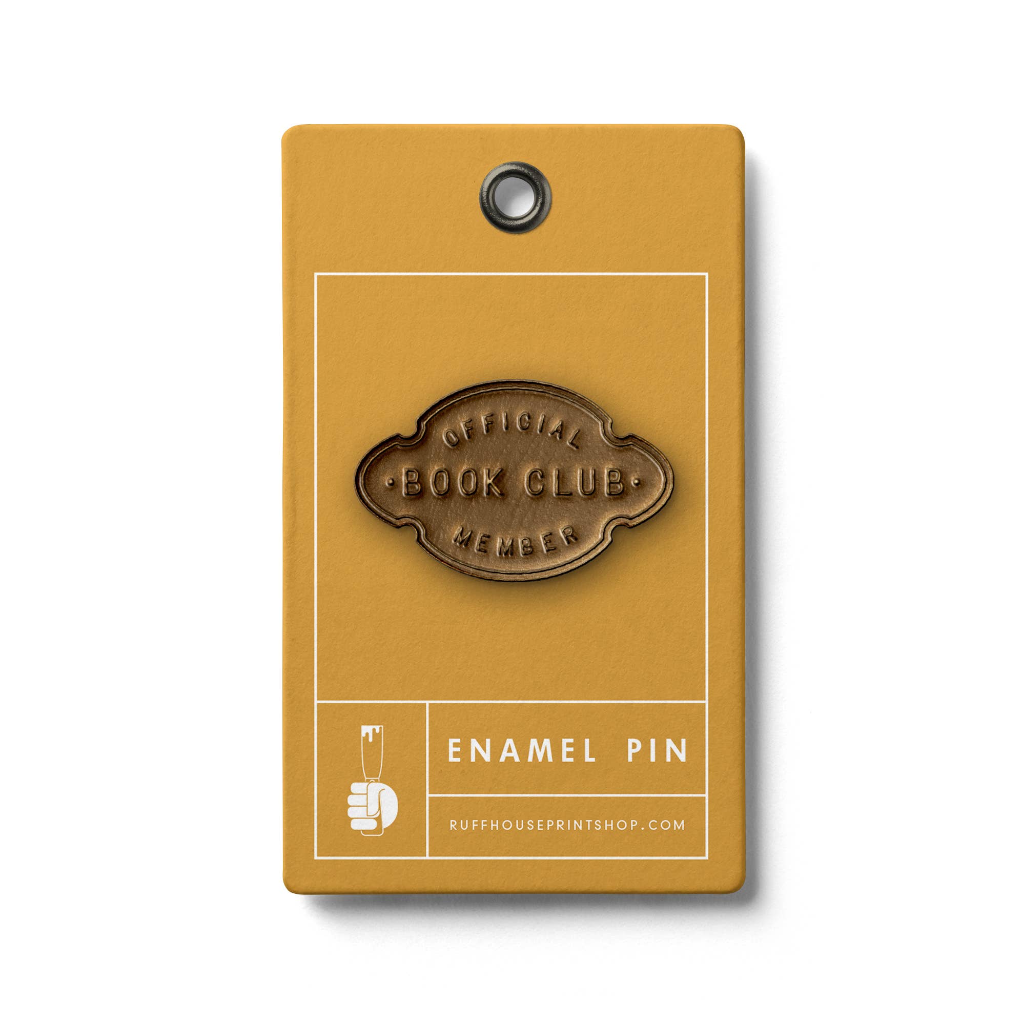 Official Book Club Member enamel pin