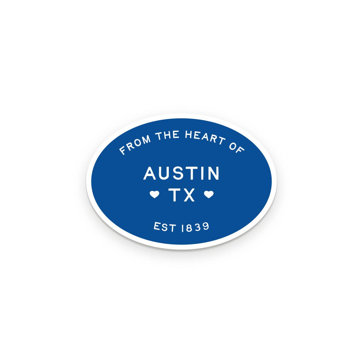 Custom City From The Heart sticker detail view