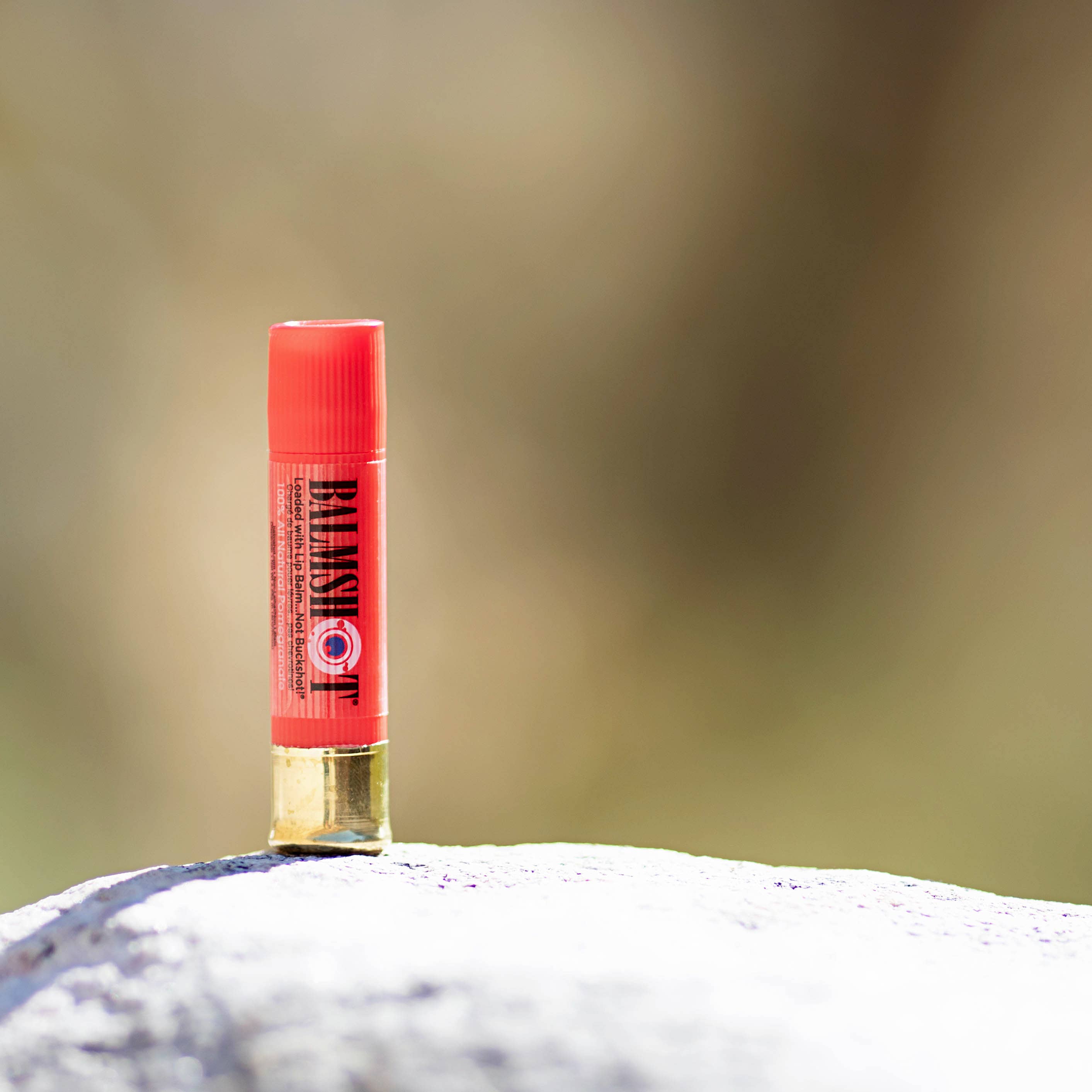 Shotgun Shell Lip Balm | Pomegranate | 24-Pack | All-Natural