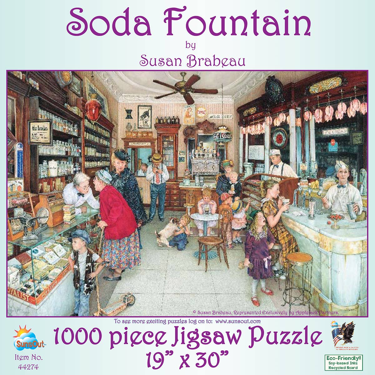 0518 Soda Fountain 1000 pc Puzzle