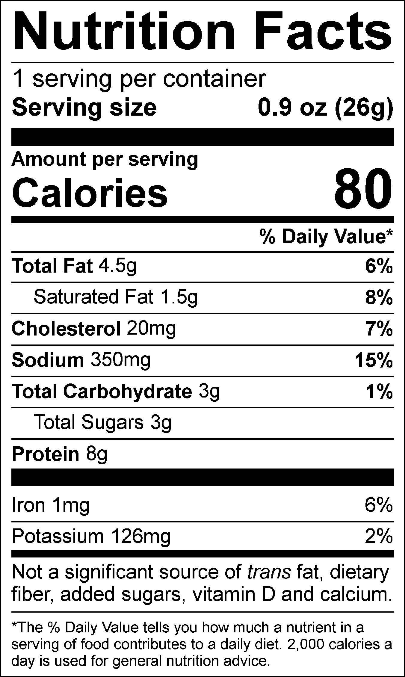 Bison meat sticks high-protein snack