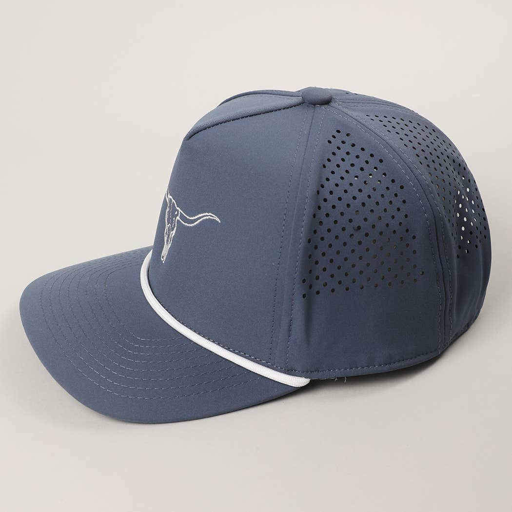 LONG HORN Embroidered Premium Materials Trucker Hat