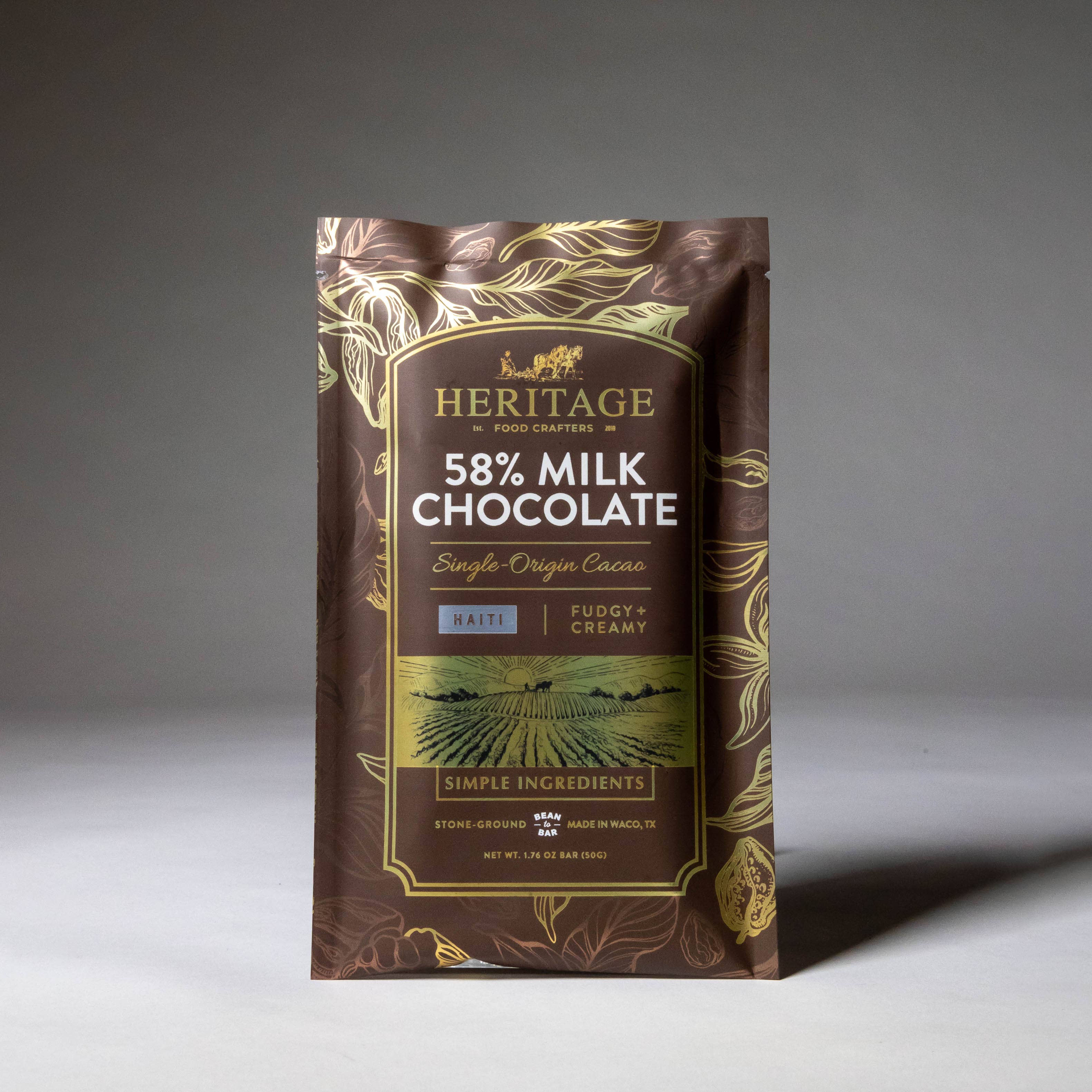 58% Haiti Milk 50g - Award-Winning Craft Chocolate Bars