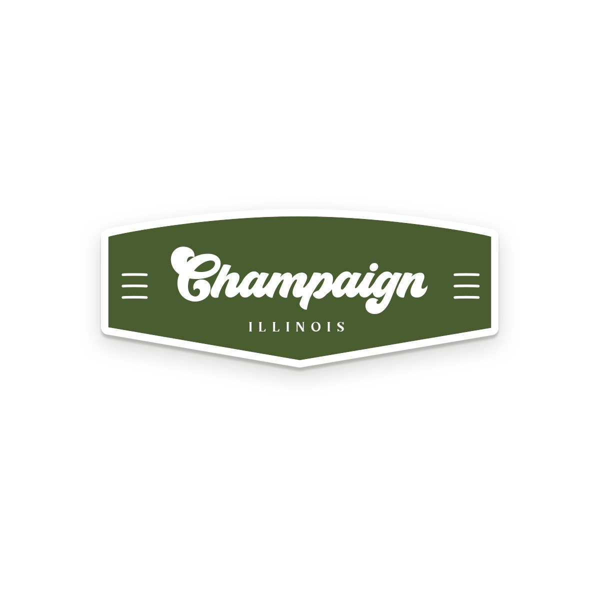 Custom City Retro Sticker weatherproof vinyl material