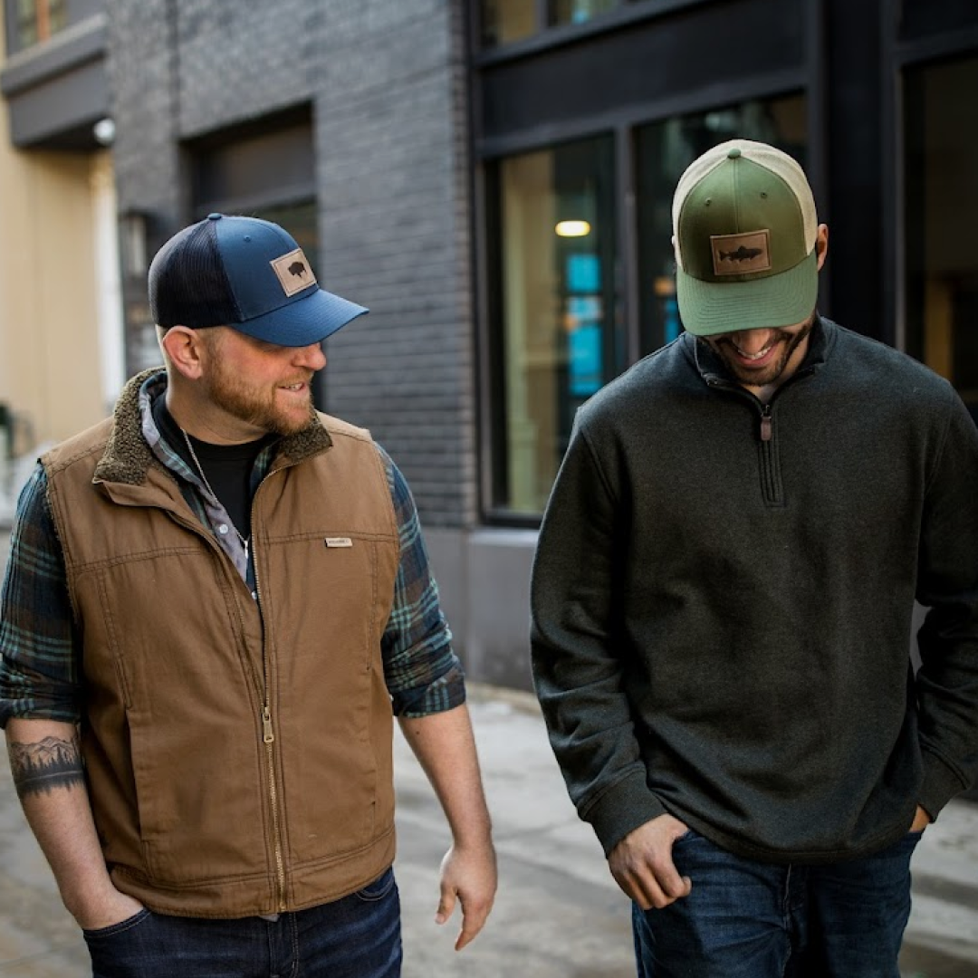 Texas Flag Hat | Leather Patch Snapback: Black