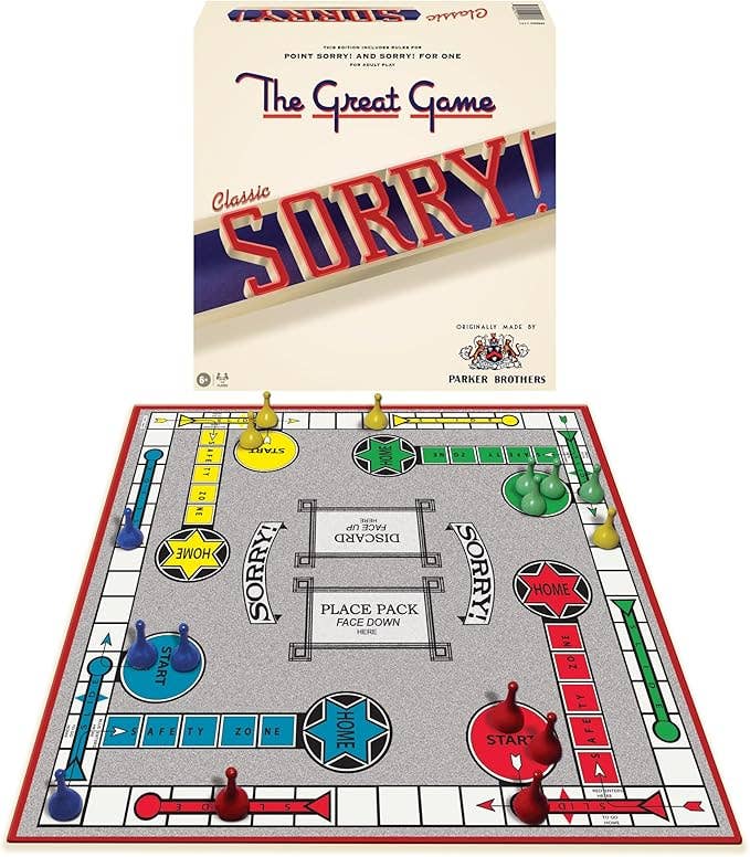 Classic Sorry® - Fun Family Game 1930's Edition