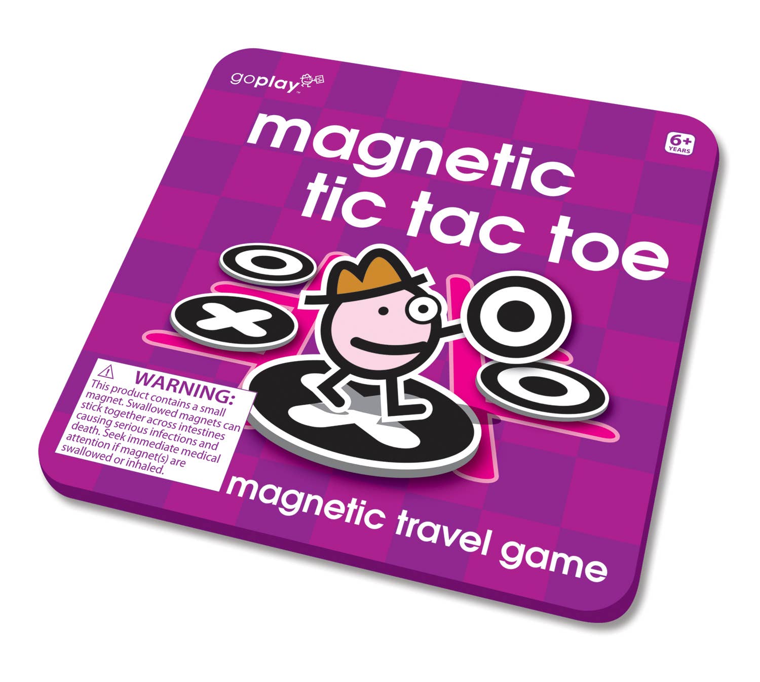 On the Way Games Goplay Magnetic Tic Tac Toe Travel Game