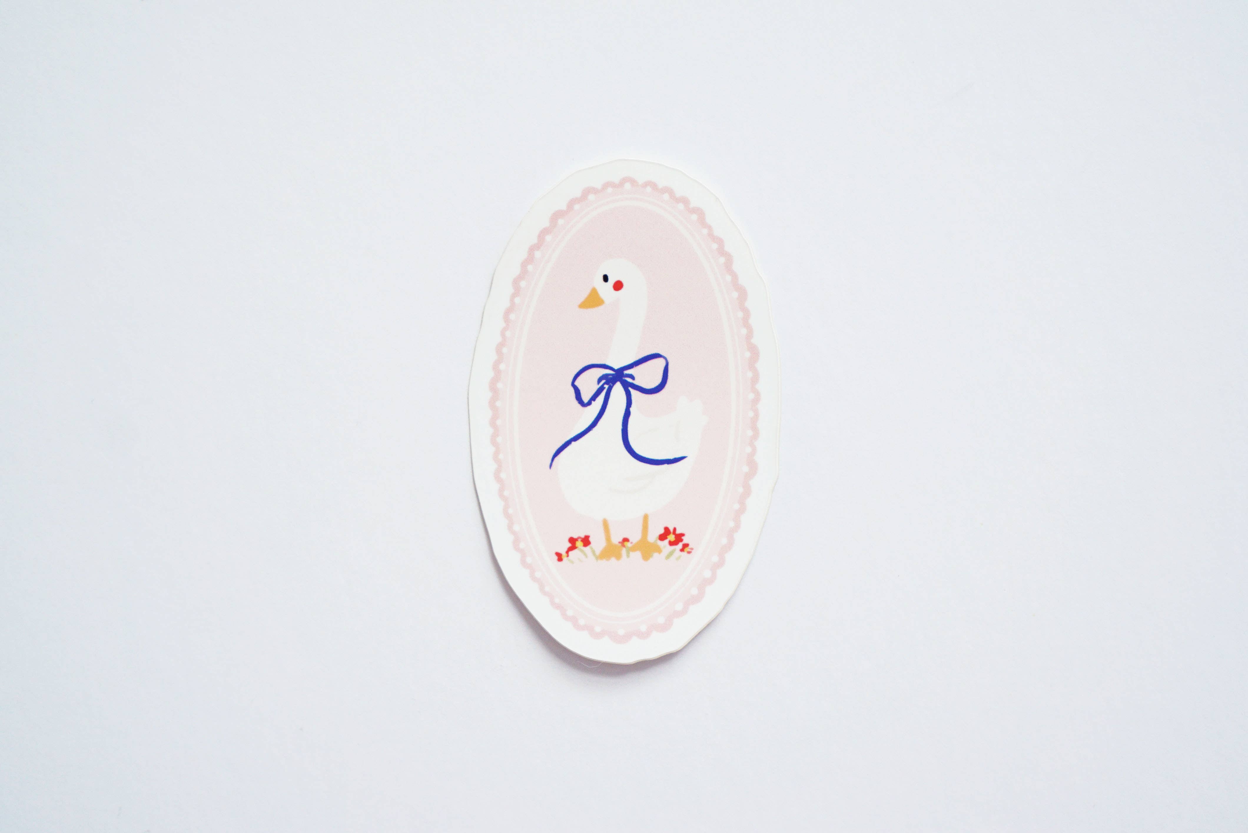 Sweet Vintage Goose Matte Vinyl Sticker