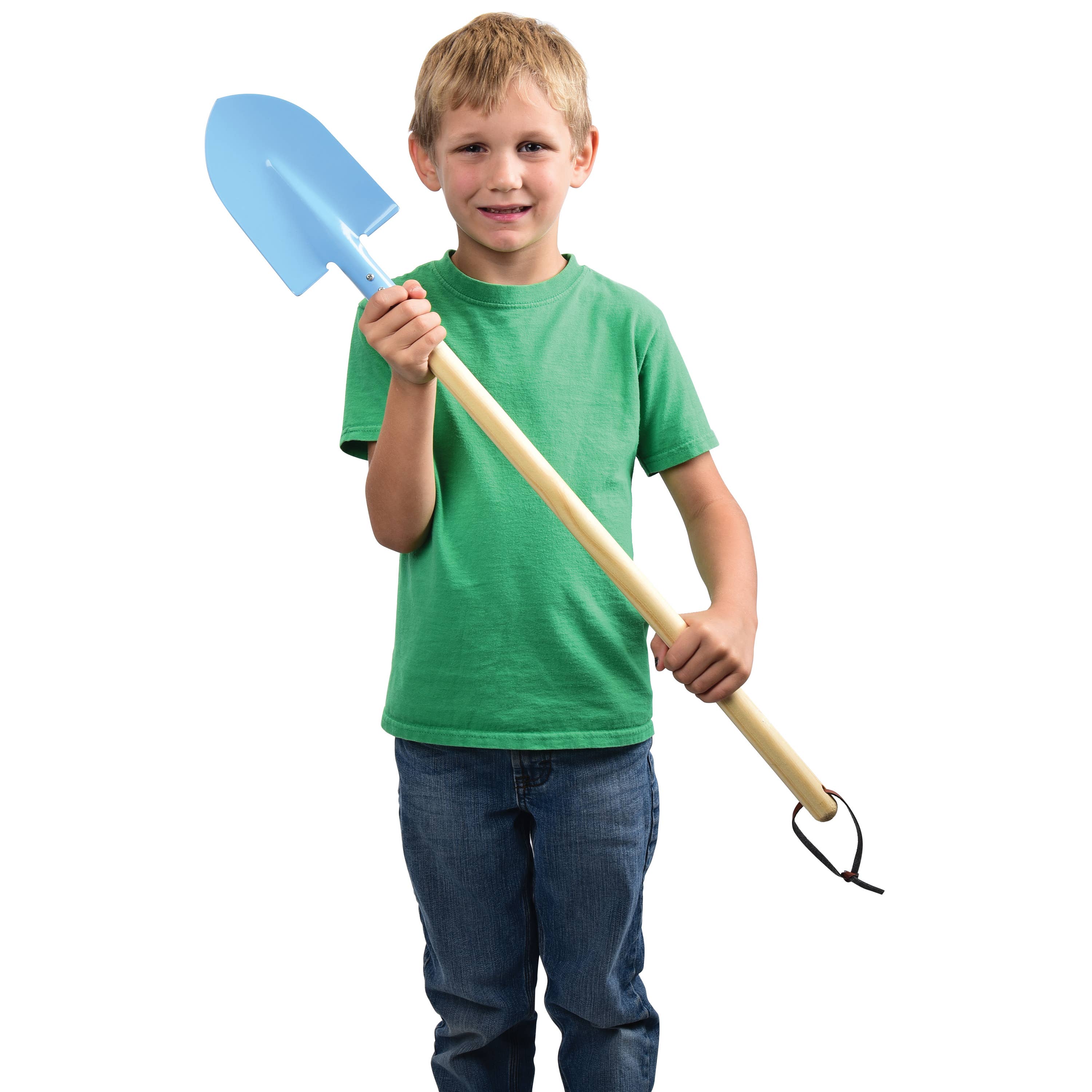 Garden Shovel kid size in use outdoors