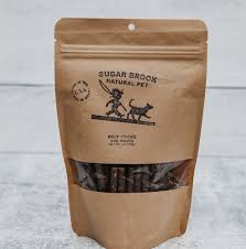 Sugar Brook soft and chewy beef and barley dog treats