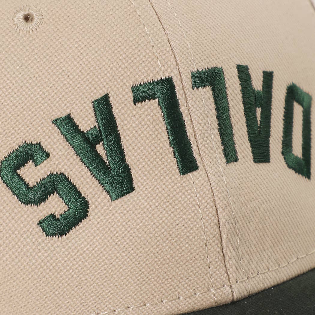 Custom embroidered OTTO 6 panel cap upside down color option