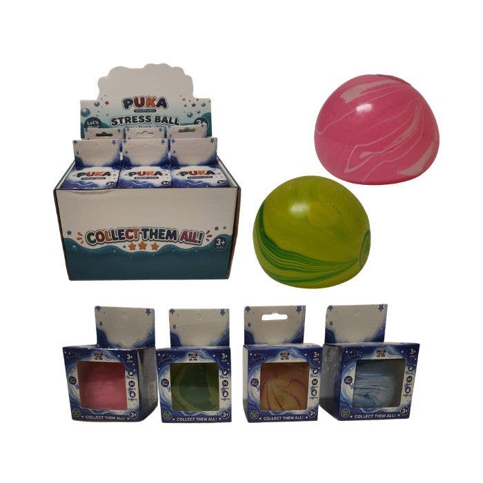 2" Squishy Slow Rise Marble Flow Sensory Squeeze Toy