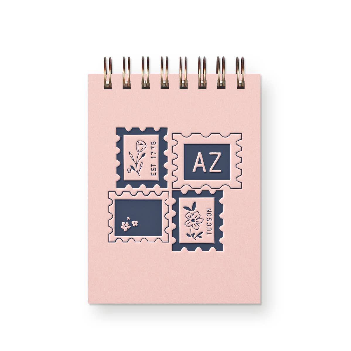 Custom City Stamp Mini Jotter Notebook