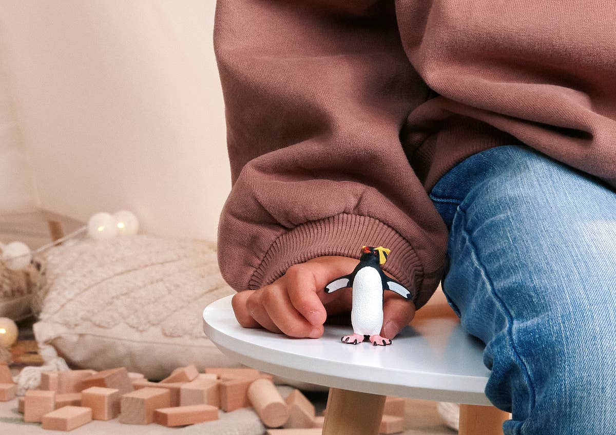 Rockhopper Penguin Animal Toy Figurine