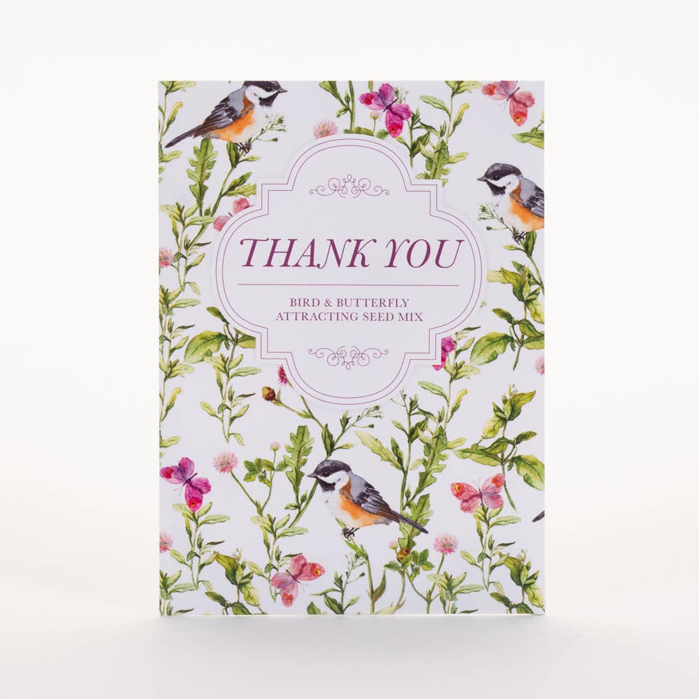 Bentley Seed Co. - Thank You Bird Butterfly Mix Seed Packets