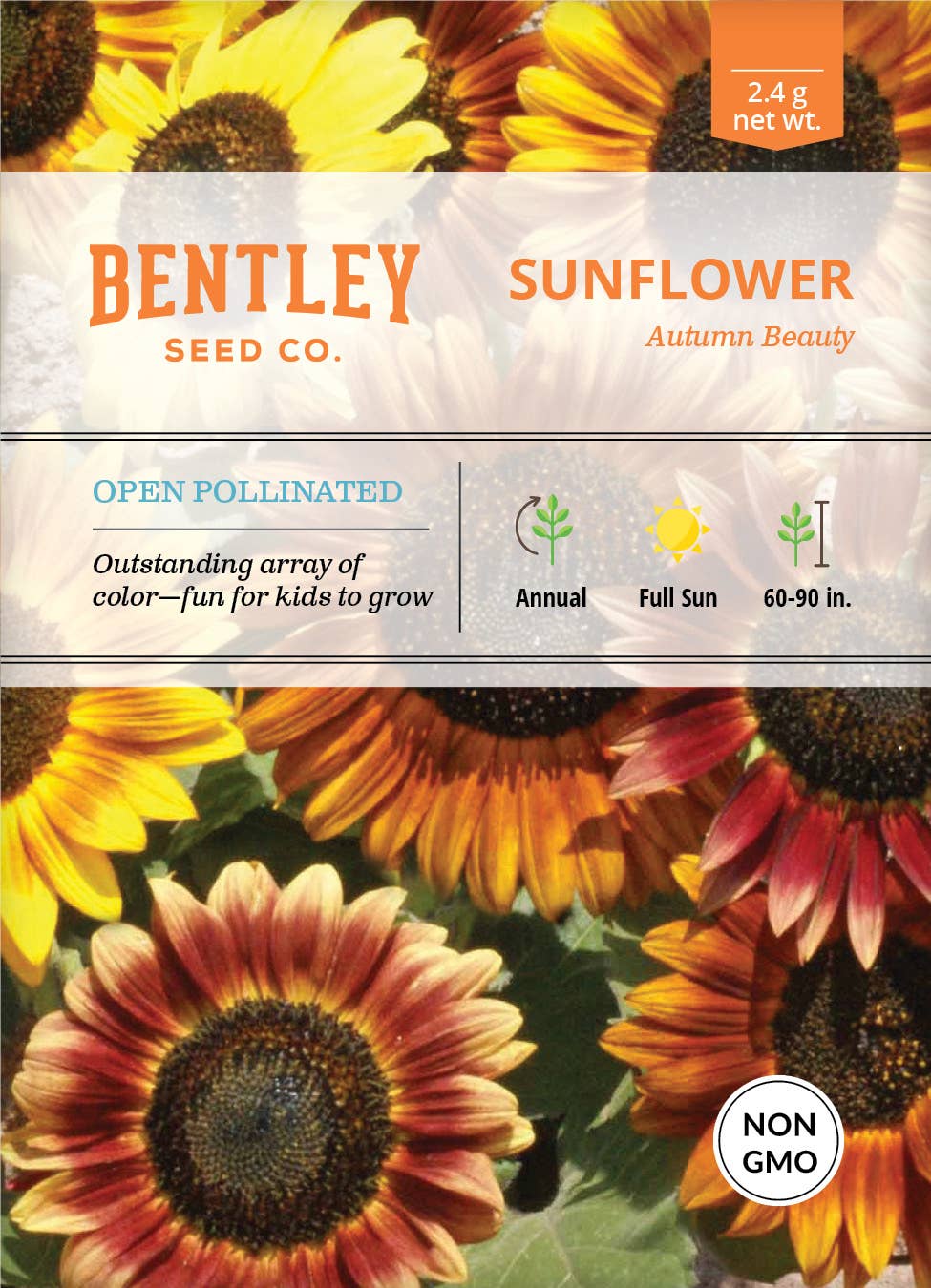 Brim Seed Co Autumn Beauty Sunflower seed packet