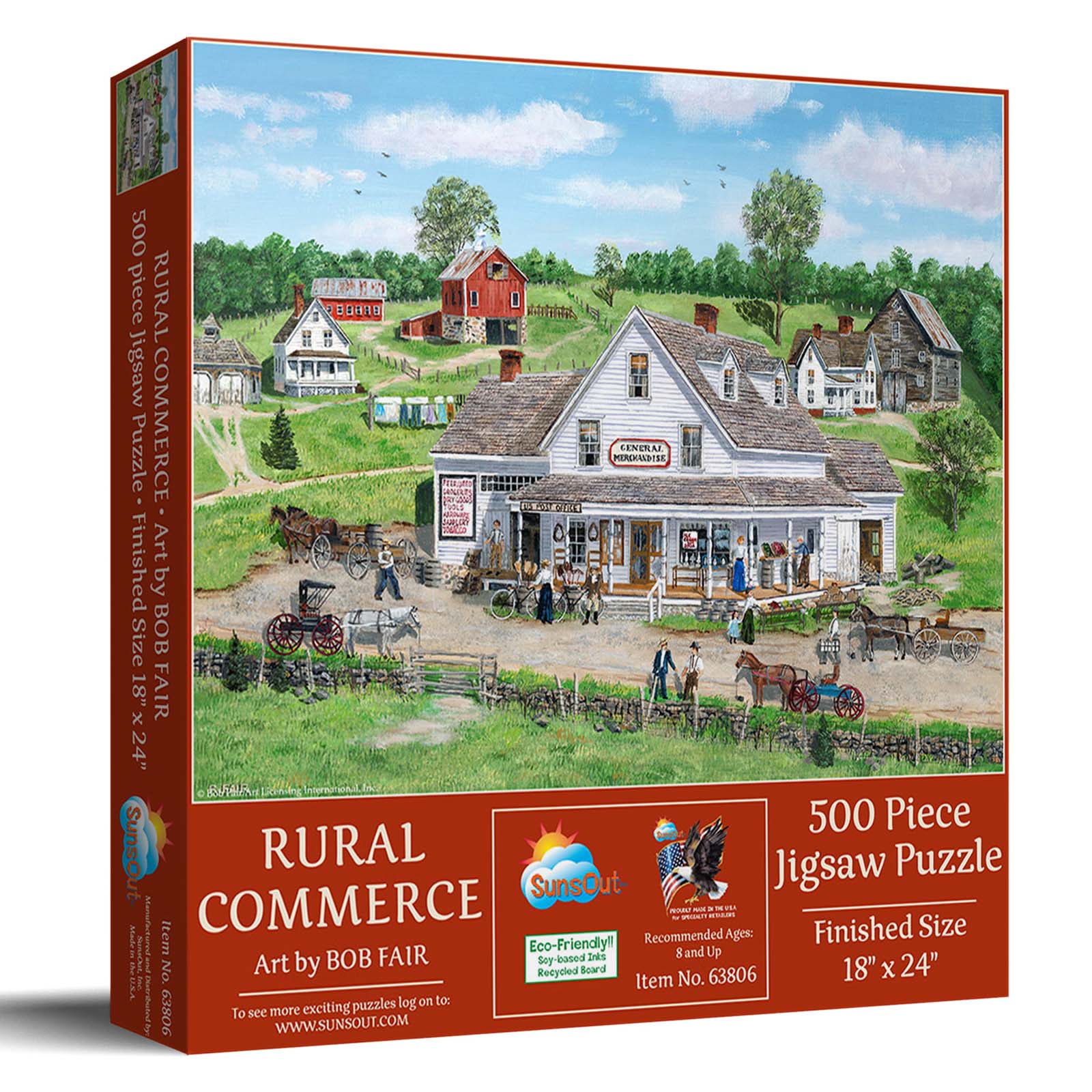 1118 Rural Commerce 500 pc Puzzle