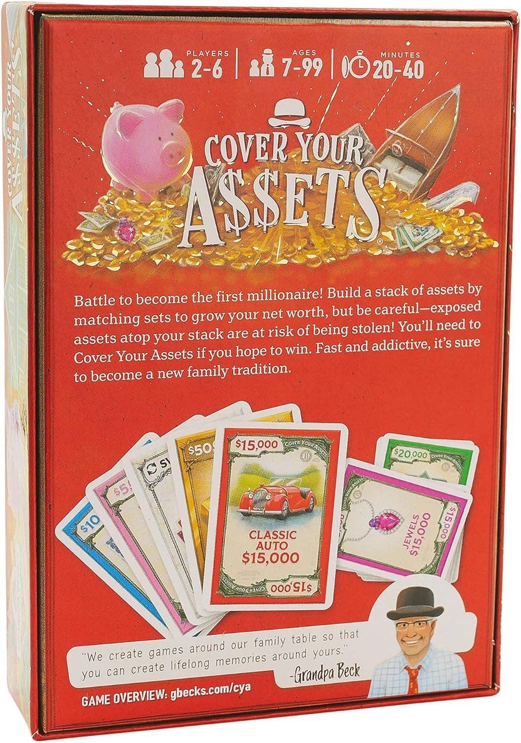 Cover Your Assets - Best Selling Strategic Game For Ages 7+