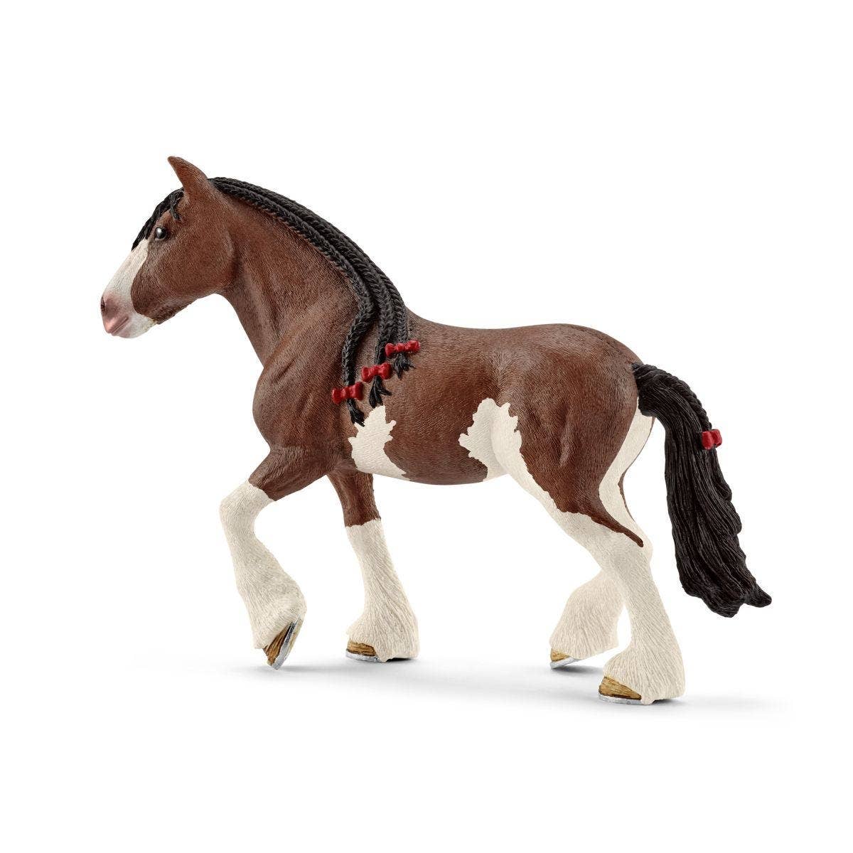 Clydesdale Mare Farm Horse Toy