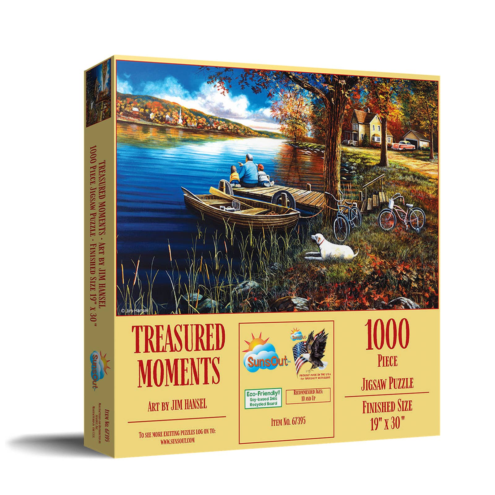 Treasured Moments 1000 piece puzzle completed image