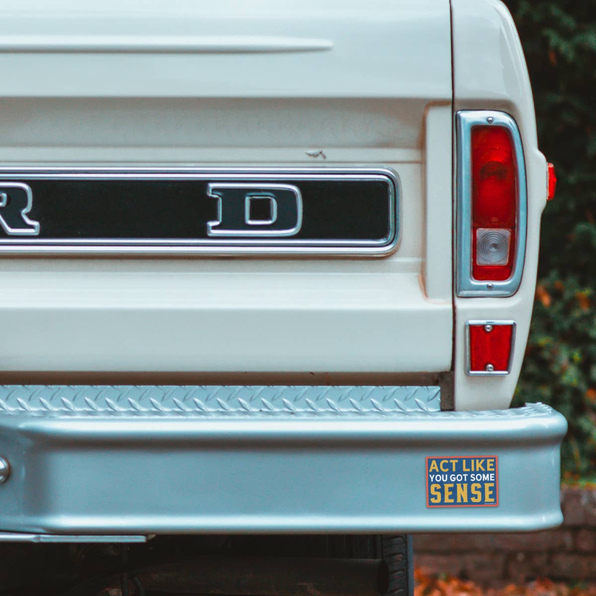 Act Like You Got Some Sense sticker close-up