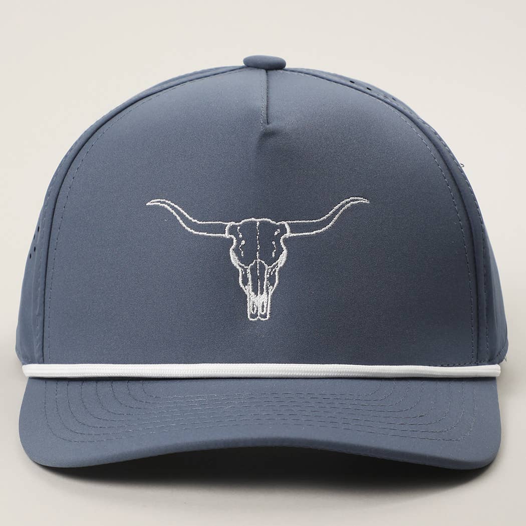 LONG HORN Embroidered Premium Materials Trucker Hat