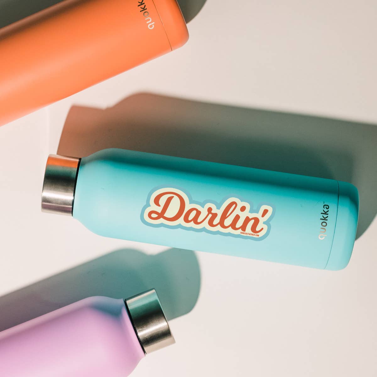 Darlin' sticker shown in lifestyle setting