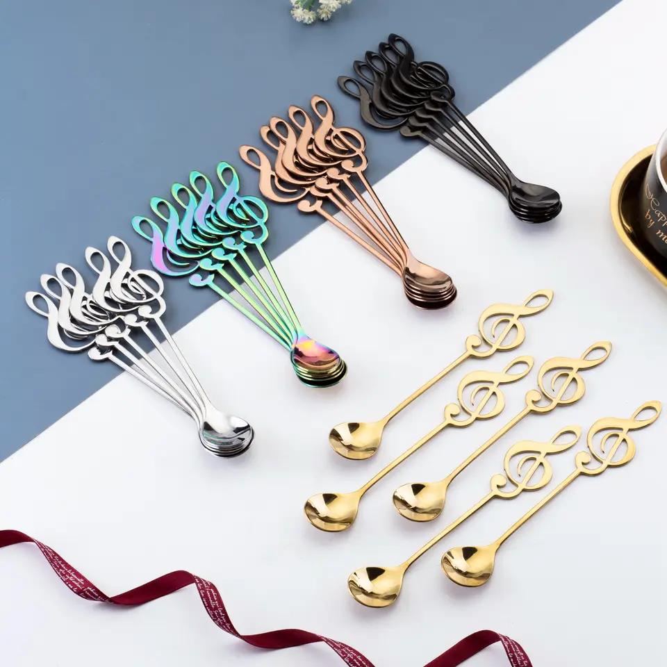 Music Note Spoon - 4 available colors