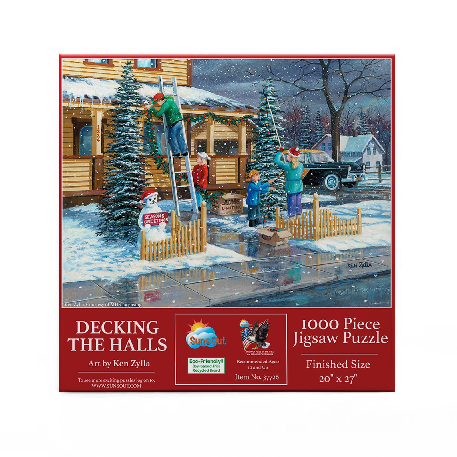 0839 Deck the Halls 1000 pc Puzzle