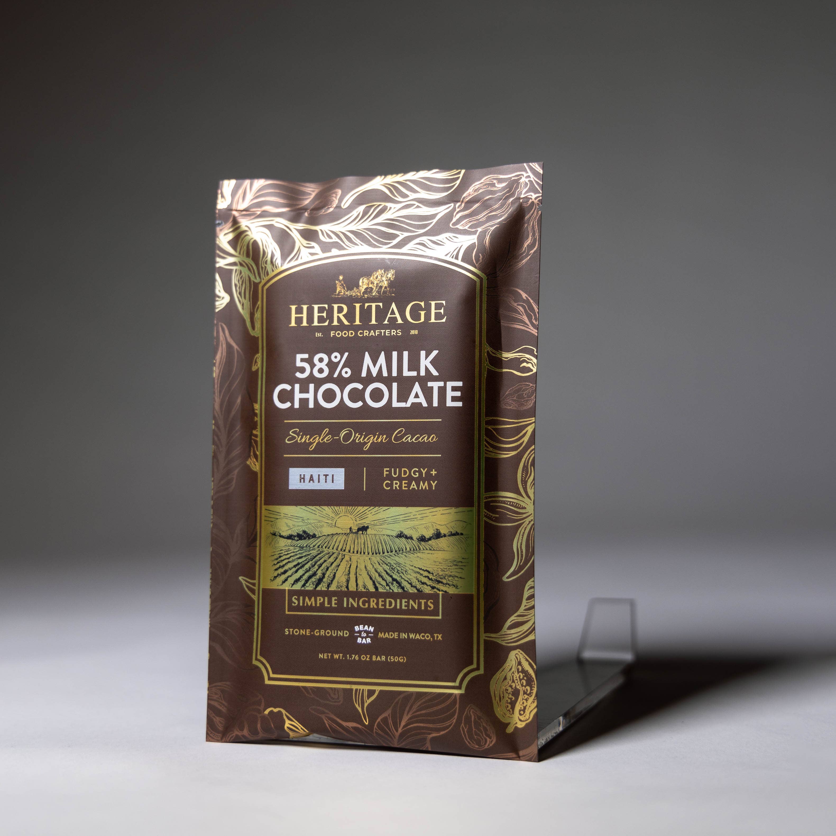 58% Haiti Milk 50g - Award-Winning Craft Chocolate Bars