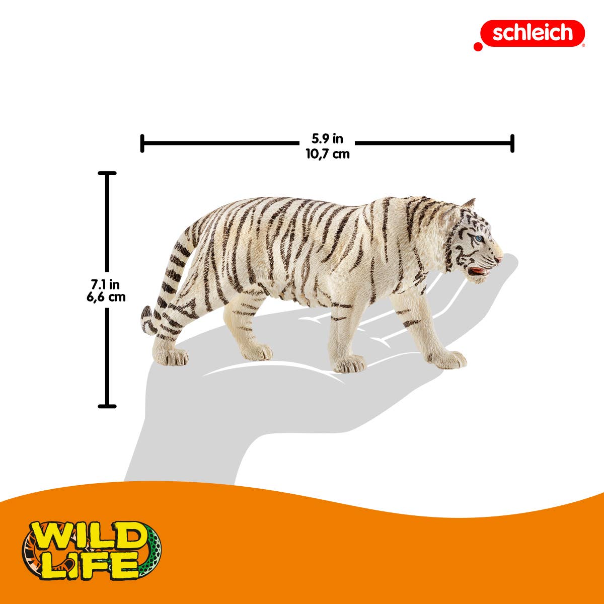 White Tiger Animal Toy
