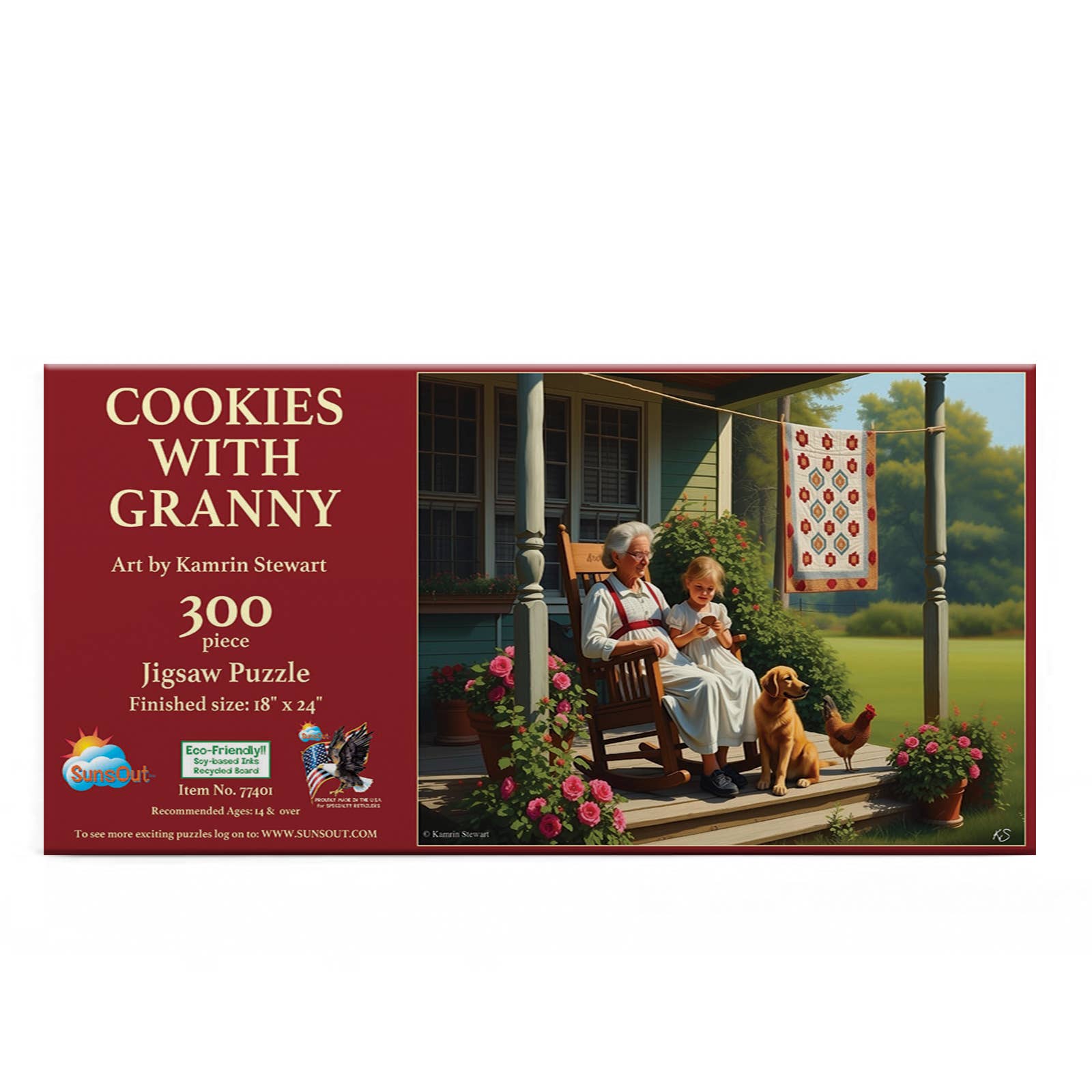 0897 Cookies with Granny 300 pc Puzzle