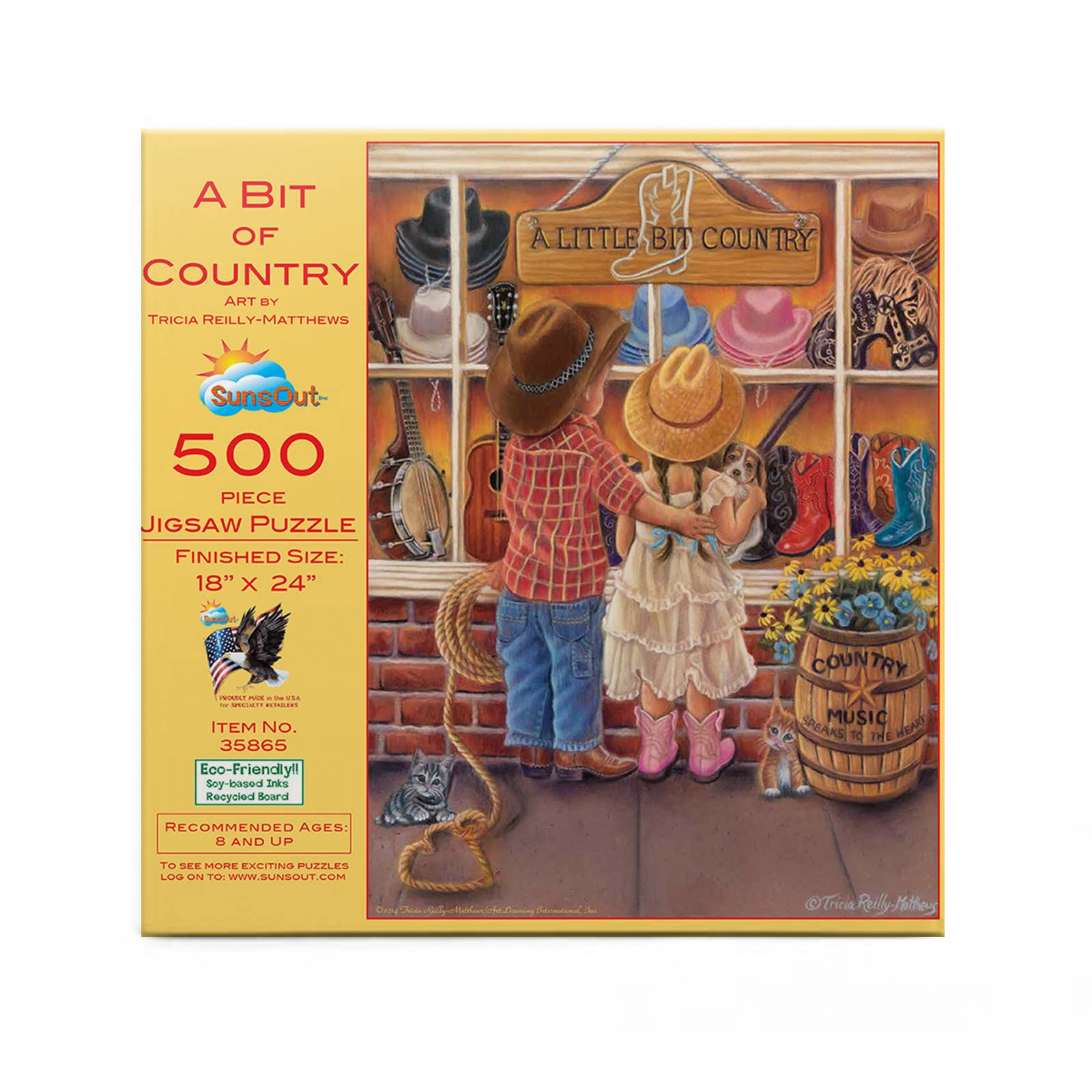 0674 A Bit of Country 500 pc Puzzle