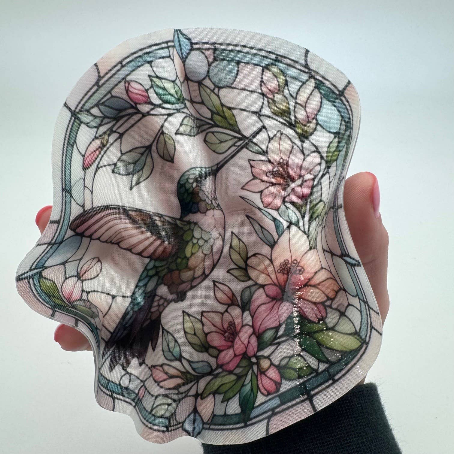 Hummingbird-Stained Glass