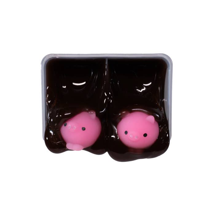 Farm Fresh Pig Pen Slime stretchy texture close-up