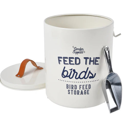 Burgon & Ball - Stone White "Feed The Birds" Food Tin