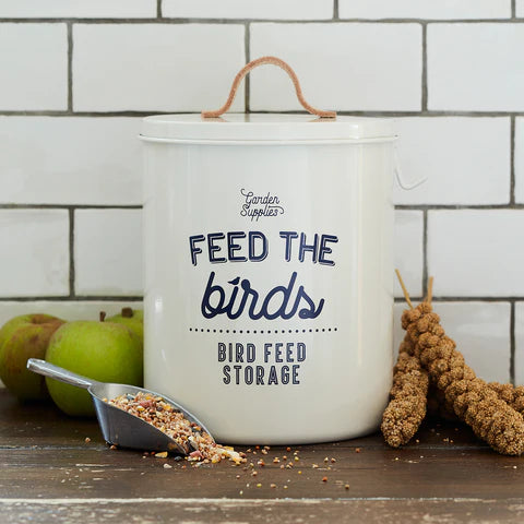 Burgon & Ball - Stone White "Feed The Birds" Food Tin