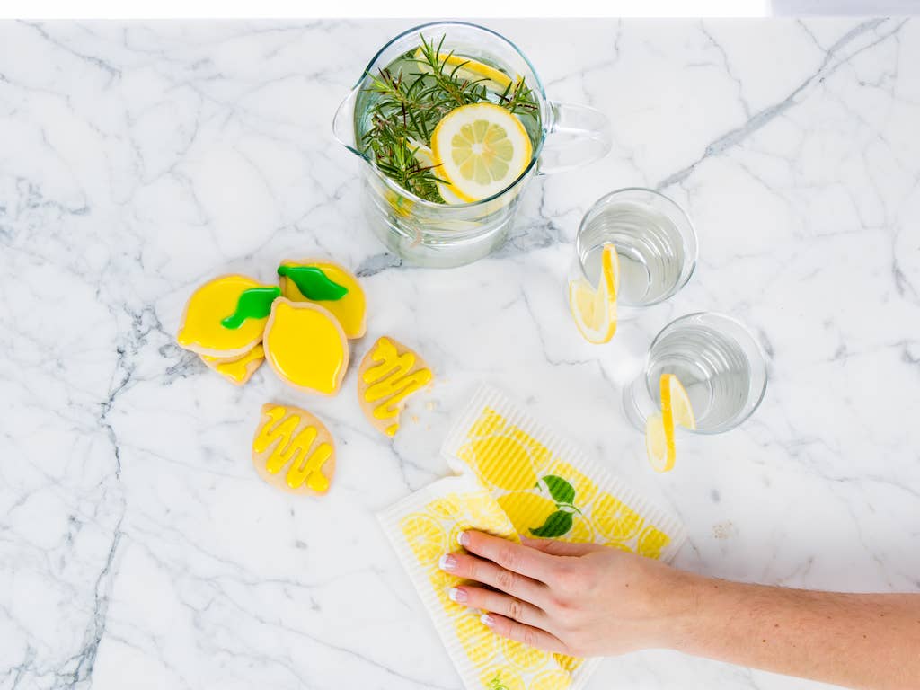 Lemonade Swedish Cloth eco-friendly kitchen cloth