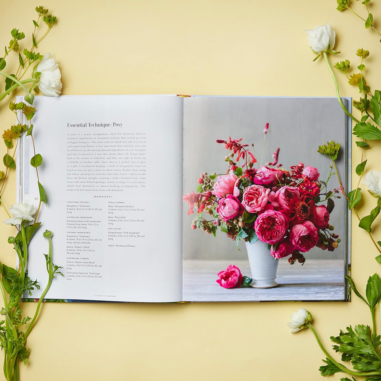 Floret Farm’s A Year in Flowers: Designing Gorgeous Arrangements for Every Season - by Erin Benzakein