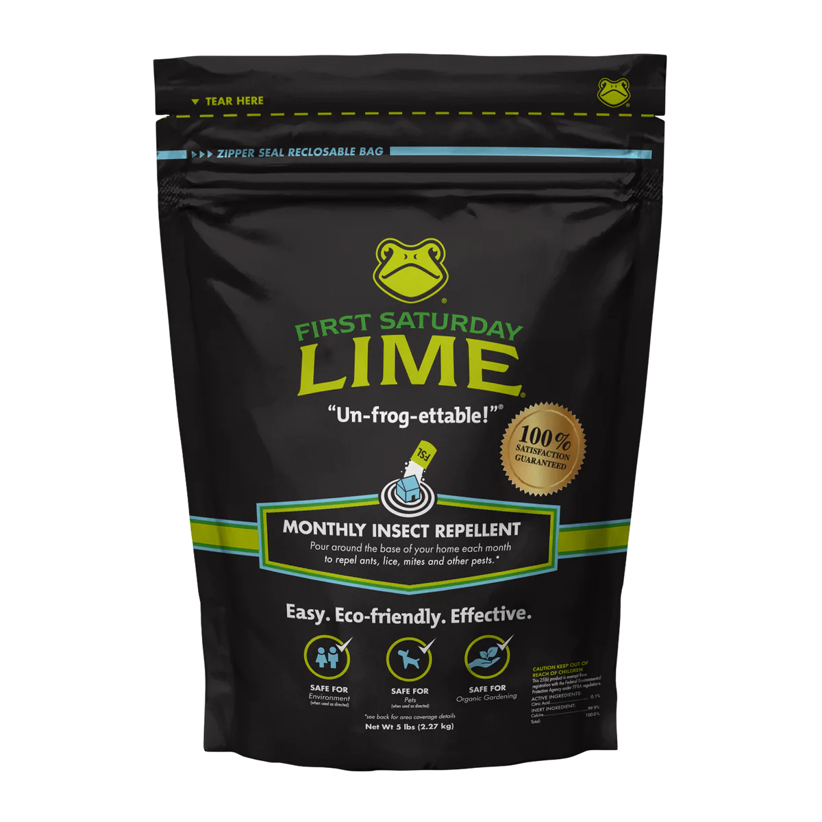 First Saturday Lime - Monthly Insect Repellant