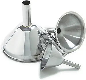 NorPro - 3 Set Stainless Funnels