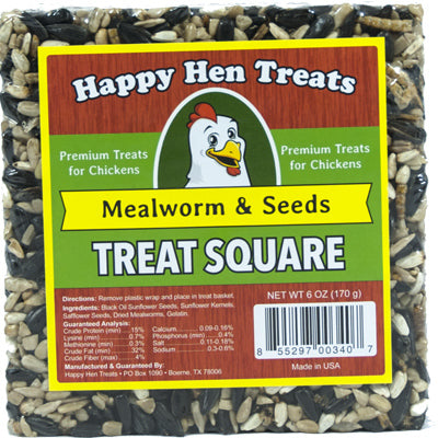 Happy Hen - Treat Square Mealworm & Seeds