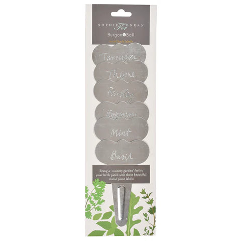 Burgon & Ball - Sophie Conran Metal Herb Labels