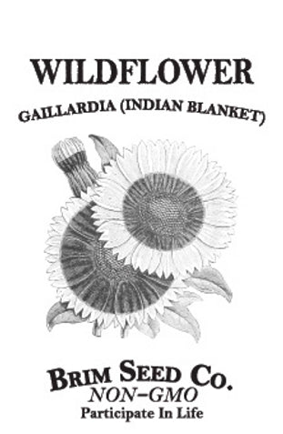 Brim Seed Co. - Indian Blanket Gaillardia Wildflower Seed