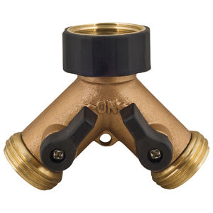 Melnor - Metal 2-Way Hose Valve