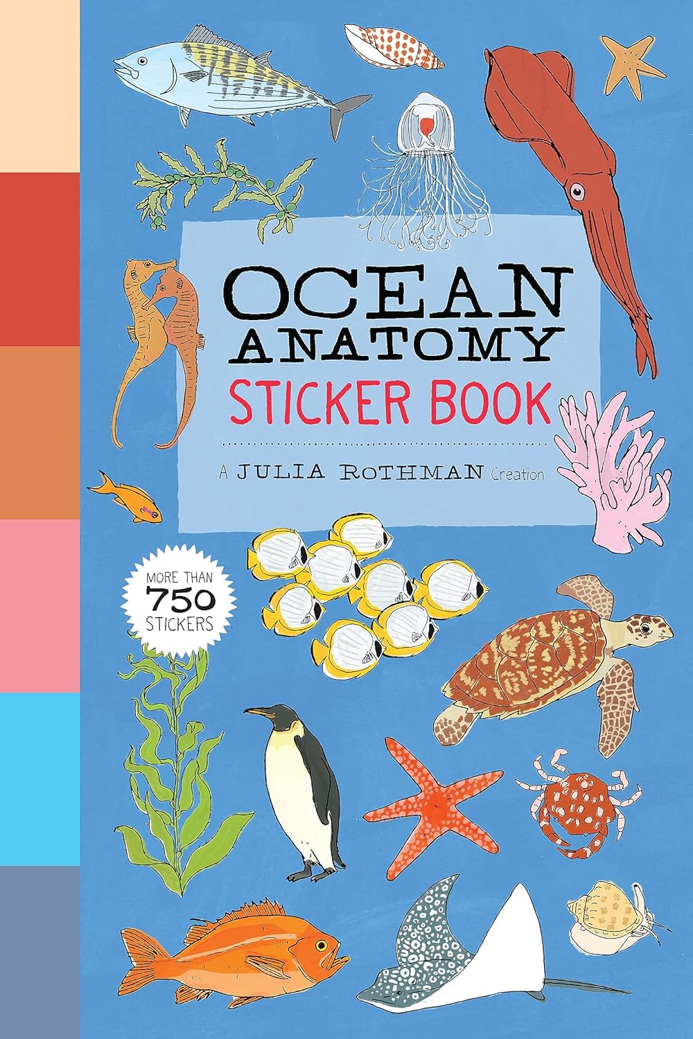 Ocean Anatomy Sticker Book - by Julia Rothman